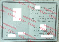 河南大学毕业证样本