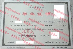 华北煤炭医学院毕业证样本