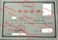 南京财经大学毕业证样本