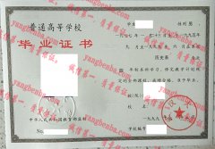 武汉大学毕业证样本