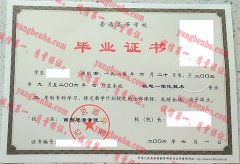 西安思源学院毕业证样本