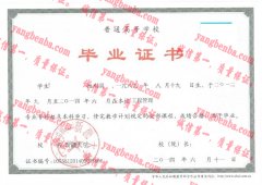 新疆大学毕业证样本