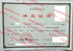 郑州电子信息职业技术学院毕业证样本