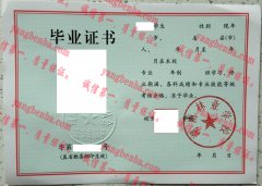 湖南林业学校毕业证样本