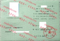 曲靖农业学校毕业证样本