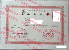 四川大学毕业证样本