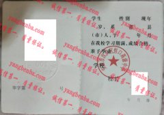 安康市汉滨区恒口高级中学毕业证样本