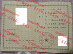 巴东县第三高级中学毕业证样本