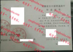 枞阳县其林中学毕业证样本