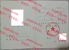 佛坪中学毕业证样本