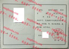 河南省镇平县雪枫中学毕业证样本