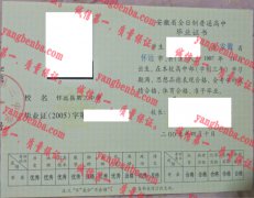 怀远县第三中学毕业证样本