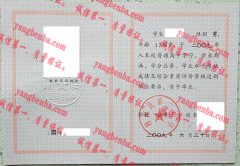 桦南县第二中学毕业证样本