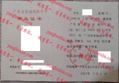 廉江市第二中学毕业证样本