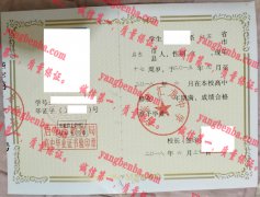 启东市汇龙中学毕业证样本