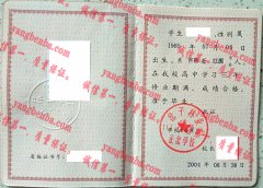 三岔子林业局正岔学校毕业证样本