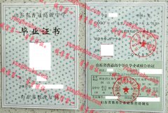 山东省垦利第一中学毕业证样本