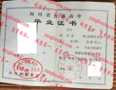 四川省资中县龙结中学毕业证样本
