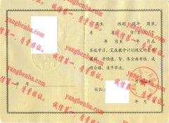 遂平县第一高级中学毕业证样本