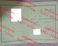 太康县第一高级中学毕业证样本