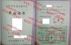 滕州市第一中学毕业证样本