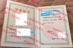 同心县同心中学毕业证样本