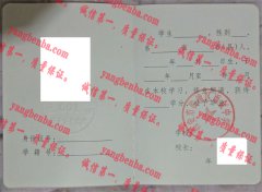 西安市临潼区雨金中学毕业证样本