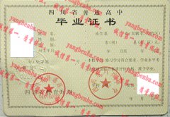 西昌市川兴中学毕业证样本