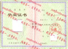 新余市渝水区罗坊中学毕业证样本