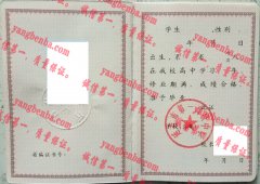 延吉市第一高级中学毕业证样本