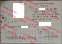 长玟中学毕业证样本