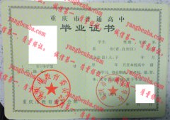 重庆市潼南中学校毕业证样本
