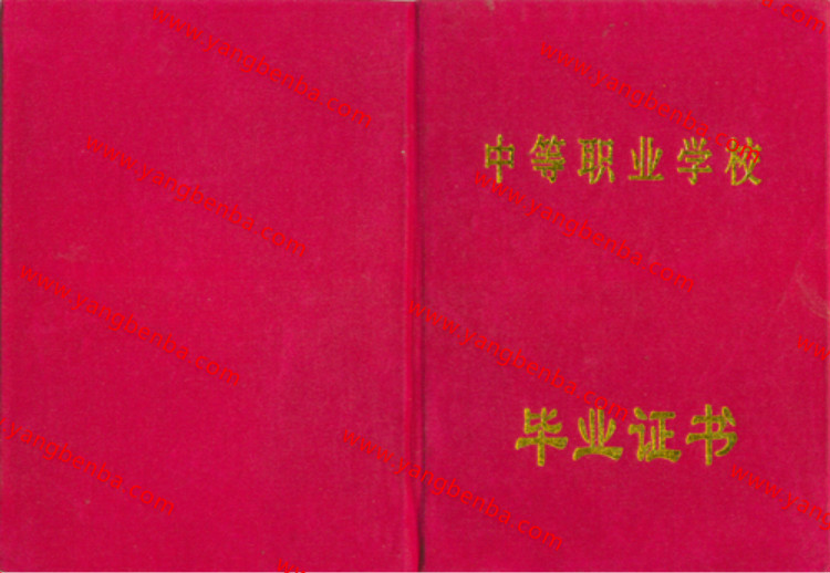 中专毕业证样本3