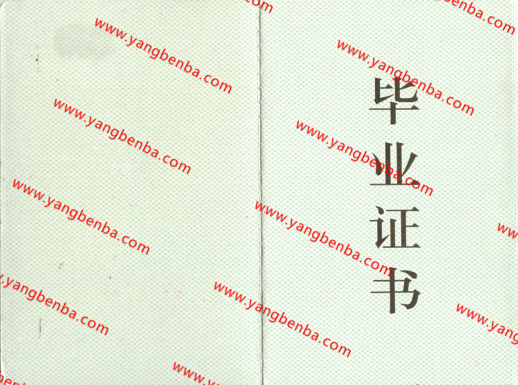 青海省高中毕业证样本内页