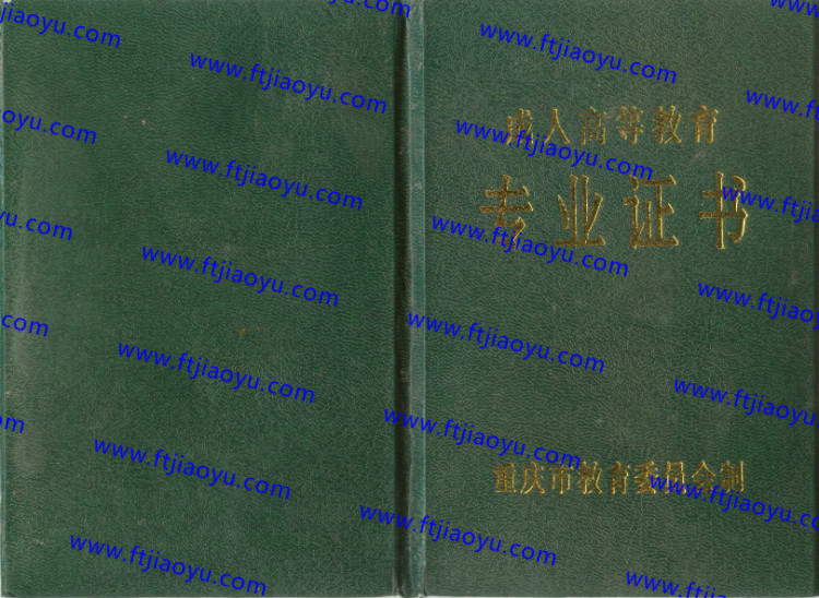 重庆市中专毕业证样本