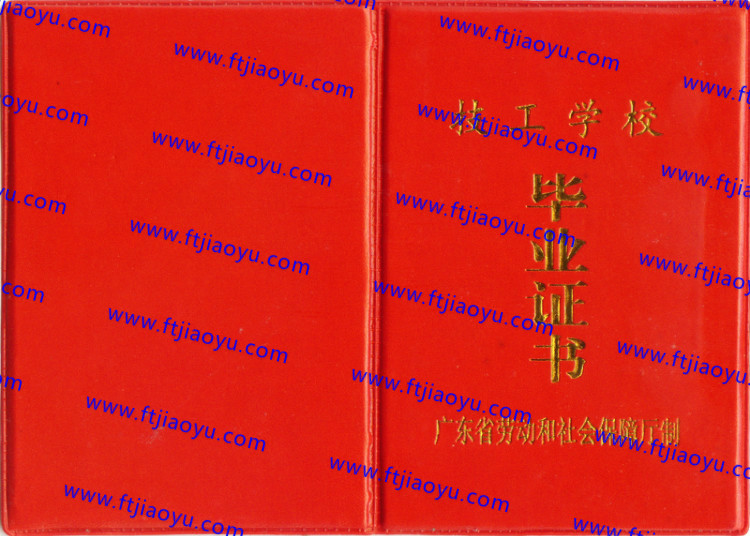 广东省中专毕业证样本