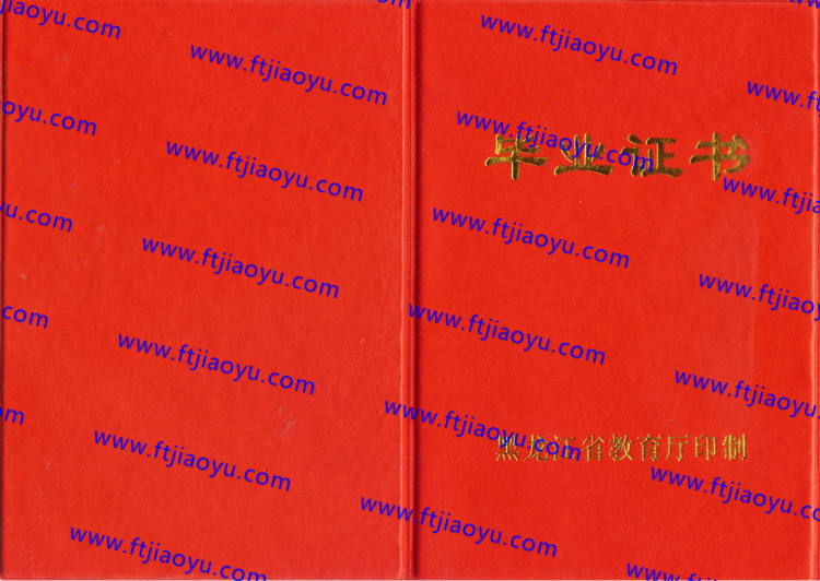 鸡西市中专毕业证样本