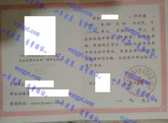 常德市桃花源风景名胜区第一中学毕业证样本