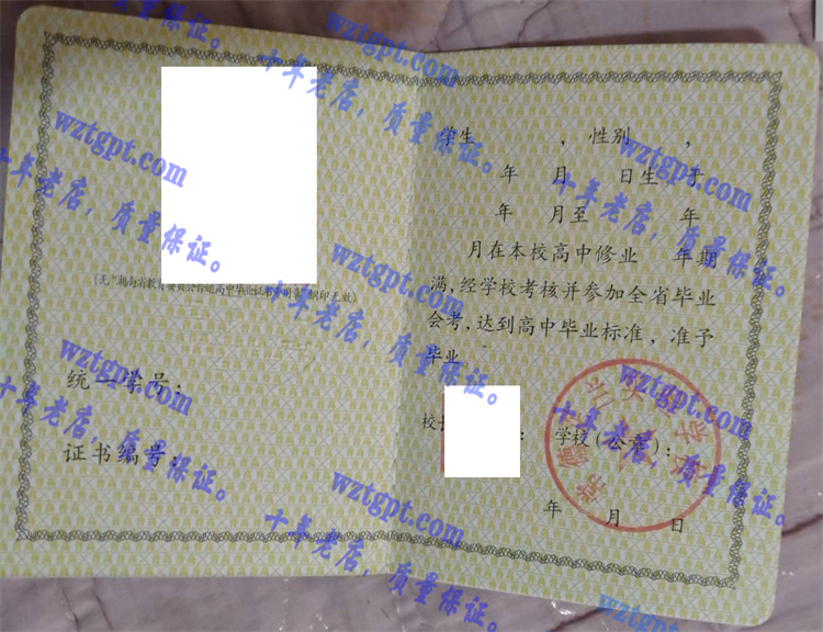 常德芷兰实验学校毕业证样本