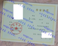 高邮县临泽中学毕业证样本