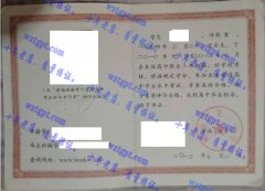 桃源县第三中学毕业证样本