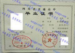 四川省宜宾市第二中学校毕业证样本