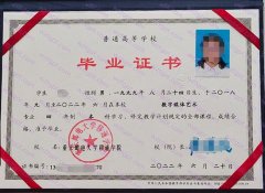 重庆邮电大学移通学院毕业证样本