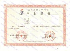 北京外国语大学自考毕业证样本